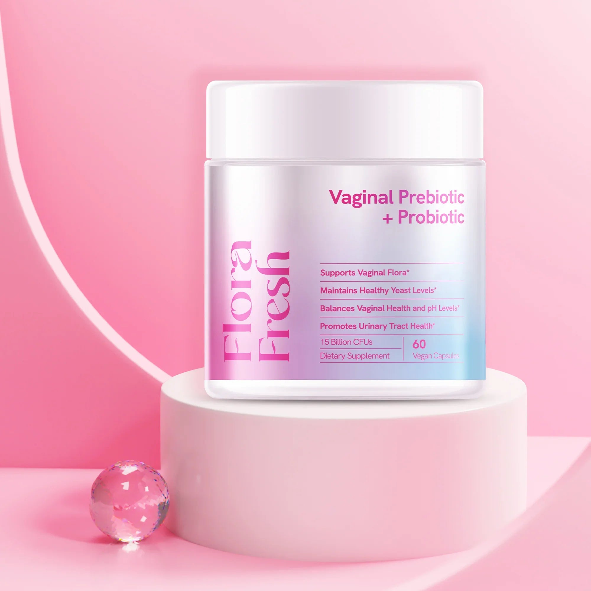 FloraFresh: Vaginal Prebiotic + Probiotic - Premium Wellness Product