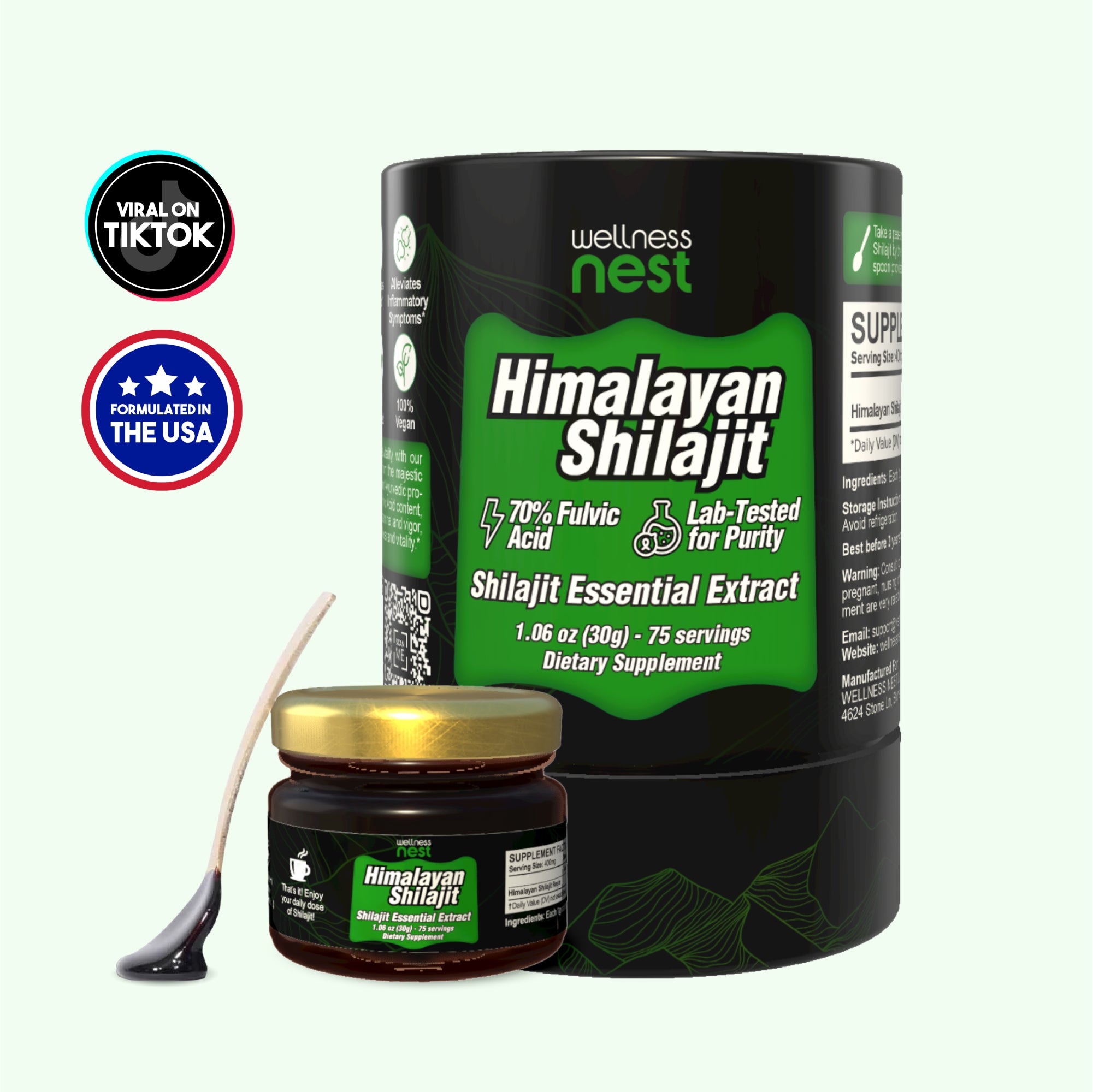 Healing Shilajit Essential Extract - Premium Wellness Product