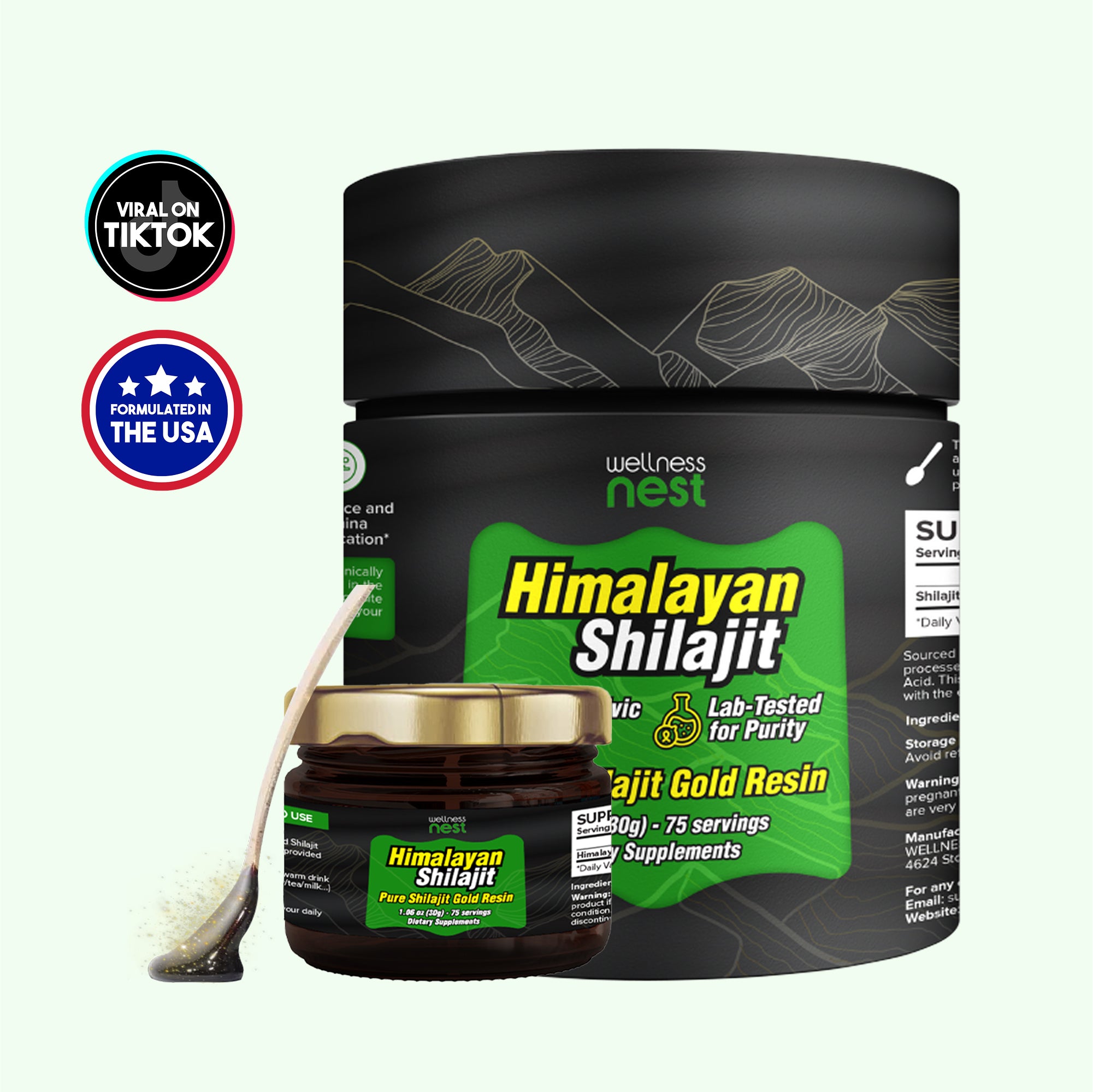 Himalayan Pure Shilajit Gold Resin - Premium Wellness Product